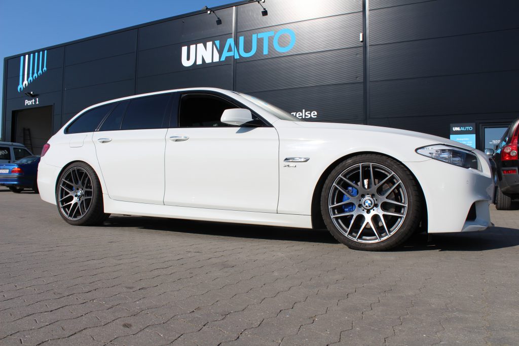 Justering af luftundervogn på BMW 335 xdrive